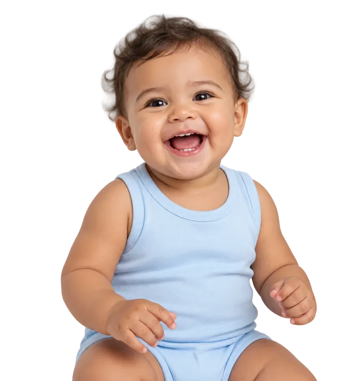 Bebê sorrindo